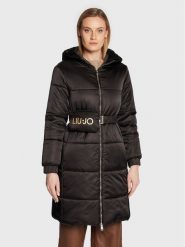 Liu Jo Płaszcz zimowy WF2093 T3176 Czarny Regular Fit. Czarne kurtki damskie Liu Jo, na zimę, bez wzorów, z syntetyku. Za 2,179.00 zł.