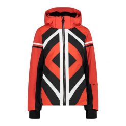 Damska kurtka narciarska CMP. Czerwone kurtki damskie CMP, xs, bez wzorów, bez kaptura, narciarskie. Za 1,161.45 zł.