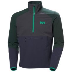 Kurtka przeciwwiatrowa 1/2 zip Helly Hansen Cascade Shield. Fioletowe kurtki męskie Helly Hansen, m, bez wzorów, sportowe, bez kaptura. Za 675.50 zł.