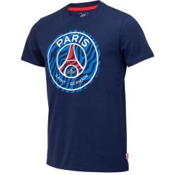 Koszulka PSG męska. Niebieskie t-shirty sportowe męskie PSG, m, z bawełny, bez ramiączek, do piłki nożnej. Za 124.99 zł.