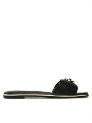 Aldo Klapki Bellenor 13567246 Czarny. Czarne klapki damskie Aldo, bez wzorów, ze skóry, bez obcasa. Za 279.99 zł.