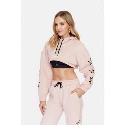 Bluza fitness damska Cardio Bunny Stars. Czerwone bluzy bez kaptura damskie Cardio Bunny, s. Za 119.00 zł.
