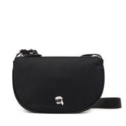 Torebka KARL LAGERFELD. Czarne listonoszki damskie Karl Lagerfeld, bez wzorów, bez dodatków. Za 449.99 zł.