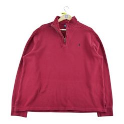 Second life - Polo Ralph Lauren sweter męski z suwakiem do połowy - Stan dobry. Czerwone swetry męskie Ralph Lauren, l, bez wzorów, bez kołnierzyka. Za 149.06 zł.