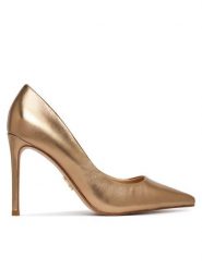 Steve Madden Szpilki Thrive Pump 11003887 Złoty. Żółte szpilki Steve Madden, bez wzorów, ze skóry, bez obcasa. Za 519.99 zł.