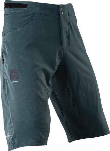 Spodenki rowerowe męskie Leatt MTB Trail 3.0 Liner. Zielone szorty męskie LEATT, bez wzorów, z elastanu. Za 449.99 zł.