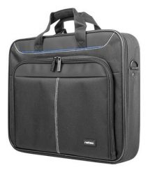 Torba Natec Doberman 17.3'' czarny. Czarne torby na laptopa damskie Natec, bez wzorów, z gumy. Za 79.90 zł.