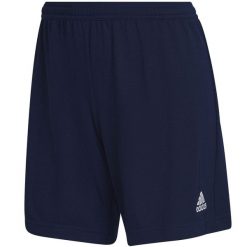 Spodenki damskie adidas Entrada 22. Białe szorty damskie Adidas, bez wzorów, z poliesteru, sportowe. Za 55.00 zł.