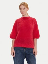 Dixie Sweter M277Y101A Czerwony Relaxed Fit. Czerwone swetry klasyczne damskie Dixie, m, z syntetyku, bez kołnierzyka. Za 579.99 zł.