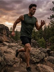 Koszulka sportowa na ramiączkach - zielony. Zielone t-shirty sportowe męskie Sinsay, l, bez ramiączek. Za 25.99 zł.