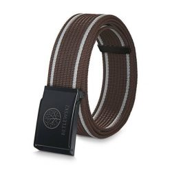 Pasek parciany BETLEWSKI PRC-07_CZ-2 XL brązowy. Brązowe paski męskie Betlewski, bez wzorów, z materiału. Za 34.99 zł.