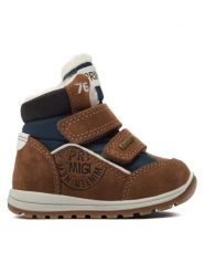 Primigi Kozaki GORE-TEX 6855200 M Brązowy. Brązowe buty zimowe chłopięce Primigi, z gore-texu, bez zapięcia. Za 299.99 zł.