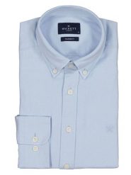 Hackett London Koszula - Tailored fit - w kolorze błękitnym rozmiar: S. Niebieskie koszule męskie Hackett London, s, bez wzorów, bez kołnierzyka, bez ramiączek. Za 148.61 zł.