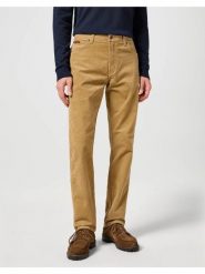 WRANGLER MĘSKIE SPODNIE MATERIAŁOWE TEXAS SLIM TIGERS EYE 112358039 W12S015733. Spodnie materiałowe męskie Wrangler, bez wzorów, z materiału. Za 209.99 zł.