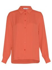 MOSS COPENHAGEN Bluzka "Stefana Maluca" w kolorze różowym rozmiar: M/L. Różowe bluzki damskie MOSS COPENHAGEN, l, bez wzorów, bez kołnierzyka, bez ramiączek. Za 79.21 zł.