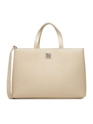 Nine West Torebka CEO-HAMPSHIRE-III-LDA8174 Écru. Torebki klasyczne damskie Nine West, bez wzorów, z materiału, bez dodatków. Za 249.99 zł.