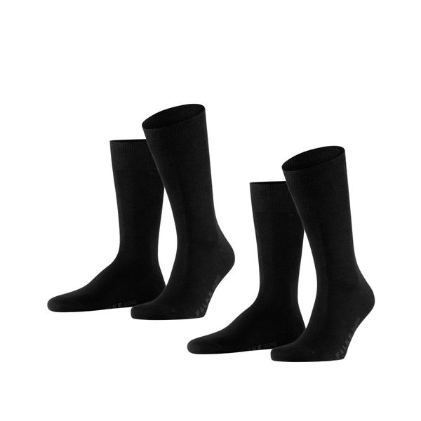 Skarpety Falke Swing (x2). Czarne skarpetki męskie Falke, bez wzorów, z bawełny. Za 132.50 zł.