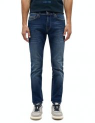 Męskie Spodnie Jeansowe Mustang Style Vegas Slim Denim Blue 1014588 5000 683. Niebieskie spodnie materiałowe męskie Mustang, bez wzorów, z denimu. Za 219.99 zł.