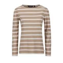 Damska Koszulka Z Długim Rękawem Federica Stripe. Białe t-shirty damskie Regatta, xs, bez wzorów, bez kołnierzyka. Za 49.99 zł.