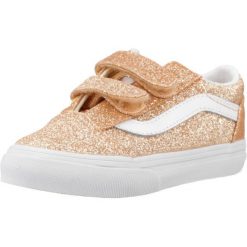 Buty VANS OLD SKOOL V GLITTER Pomarańczowy. Brązowe obuwie trekkingowe damskie Vans. Za 261.99 zł.