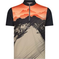 Koszulka na rower CMP Crey T-Shirt. Brązowe t-shirty męskie CMP, m, z elastanu, bez ramiączek, rowerowe. Za 252.99 zł.