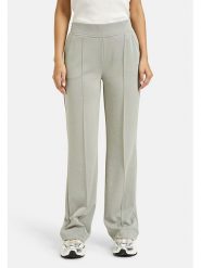 Milano Italy Spodnie w kolorze miętowym rozmiar: L. Zielone spodnie materiałowe damskie Milano Italy, bez wzorów, z materiału, z podwyższonym stanem. Za 173.99 zł.