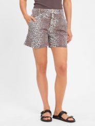 Rich & Royal Szorty w panterkę Kobiety brązowy|beżowy|czarny, 30. Brązowe szorty damskie Rich & Royal, bez wzorów, z bawełny. Za 679.95 zł.