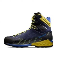 Buty trekkingowe męskie Mammut Kento Advanced High Gtx. Niebieskie buty trekkingowe męskie Mammut, z materiału, za kostkę, bez zapięcia, trekkingowe. W wyprzedaży za 959.00 zł.