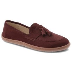 Bordowe Mokasyny Z Frędzlami Armodo Damskie Obuwie Barefoot. Czerwone mokasyny damskie Armodo. Za 314.99 zł.