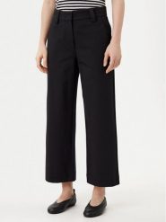 Marc O'Polo Spodnie materiałowe B01411910369 Czarny Regular Fit. Czarne spodnie materiałowe damskie Marc O´Polo, bez wzorów, z bawełny. Za 529.99 zł.