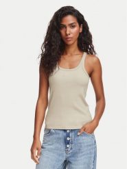 BOSS Top C_Epetite 50554664 Zielony jasny Slim Fit. Zielone topy damskie Boss, l, bez wzorów, z bawełny, bez ramiączek. Za 229.99 zł.