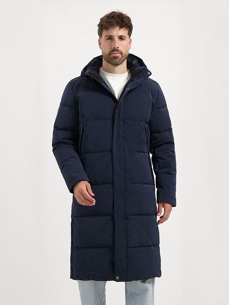 TRAVELIN' Płaszcz pikowany "Kalmar" w kolorze granatowym rozmiar: XXL. Niebieskie płaszcze męskie Travelin', xxl, bez wzorów. Za 568.34 zł.