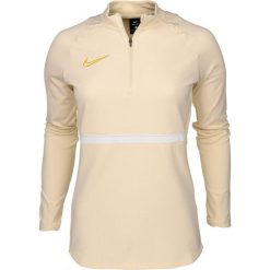 Bluza sportowa damska Nike NK Df Academy 21 Drill Top. Białe bluzy bez kaptura damskie Nike, bez wzorów, bez ramiączek. Za 112.00 zł.