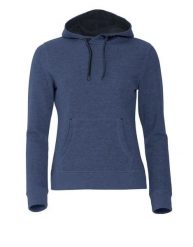 Clique Classic Hoody Women bluza z kapturem blue melange. Niebieskie bluzy z kapturem damskie CLIQUE, s, z meshu. Za 309.10 zł.