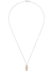 DIAMANTA Srebrny naszyjnik "Ikebana" z diamentową zawieszką - dł. 42 cm rozmiar: onesize. Szare naszyjniki damskie DIAMANTA, srebrne. Za 1,165.99 zł.