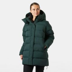 Parka damska z kapturem Helly Hansen Aspire. Czarne parki damskie Helly Hansen, na zimę, bez wzorów. W wyprzedaży za 1,192.00 zł.