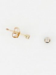 DIAMOND & CO Złote kolczyki-wkrętki "Ilaria" z diamentami rozmiar: onesize. Żółte kolczyki damskie Diamond & Co, z diamentem, złote. Za 550.36 zł.