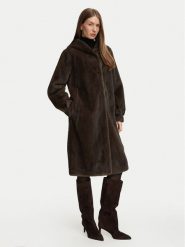 Marella Futro Emme by Marella Fanello 2625456102 Beżowy ciemny Regular Fit. Brązowe futra damskie Marella. Za 1,489.00 zł.
