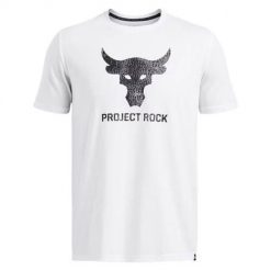Koszulka sportowa męska Under Armour Pjt Rc Brahma Bull Ss. Białe t-shirty sportowe męskie Under Armour, m, bez ramiączek. Za 211.00 zł.