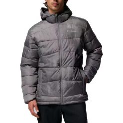 Kurtka COLUMBIA FIVEMILE BUTTE II HOODED Szary. Szare kurtki męskie Columbia, m, bez wzorów, z syntetyku, casualowe, bez kaptura. Za 660.36 zł.