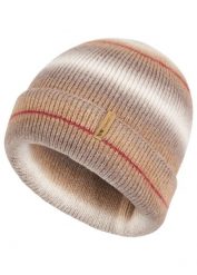 2058 Trespass Chevron - beżowo‑brązowa czapka unisex. Brązowe czapki męskie 2117 OF SWEDEN, na zimę, bez wzorów, z dzianiny, klasyczne. Za 55.40 zł.