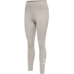 Damskie wysokie legginsy Hummel MT Grace. Szare legginsy damskie HUMMEL, xs, bez wzorów, z materiału, na fitness i siłownię. Za 172.50 zł.
