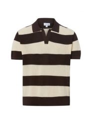 Lacoste koszulka polo z dzianiny Mężczyźni Bawełna beżowy|brązowy|wielokolorowy, 7. Brązowe koszulki polo męskie Lacoste, l, w ażurowe wzory, z bawełny, bez ramiączek. Za 549.95 zł.