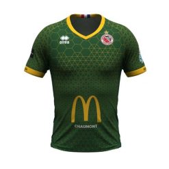 Koszulka libero Chaumont 2023/24. Czerwone t-shirty damskie ERREA, bez wzorów, bez kołnierzyka. W wyprzedaży za 223.00 zł.
