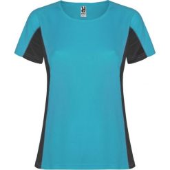 Damska Koszulka Sportowa Z Krótkim Rękawem Shanghai. Czarne bluzki sportowe damskie ROLY, m, bez wzorów, bez ramiączek. Za 38.99 zł.