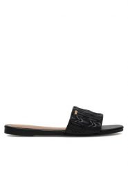 MEXX Klapki WYL141123-01 Czarny. Czarne klapki damskie Mexx, bez wzorów, z syntetyku, bez obcasa. Za 59.99 zł.