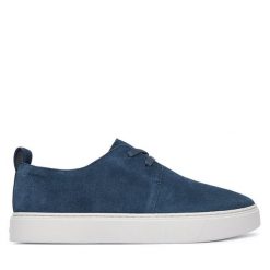 Półbuty Calvin Klein. Niebieskie półbuty męskie CALVIN KLEIN, bez zapięcia. Za 649.99 zł.