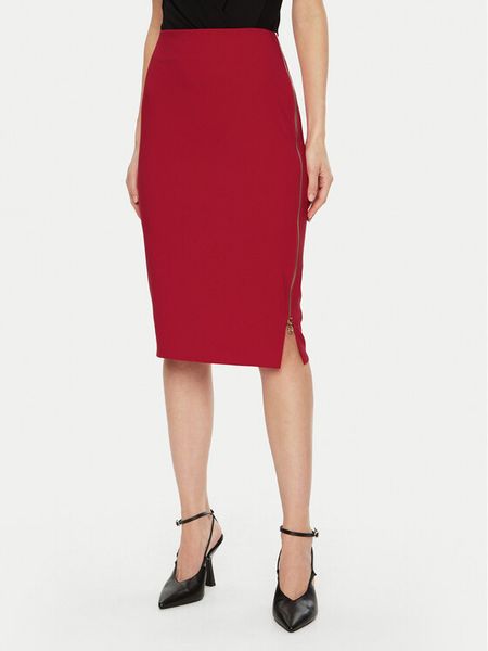 Rinascimento Spódnica ołówkowa CFC0121919003 Czerwony Regular Fit. Czerwone spódniczki damskie RINASCIMENTO, xs, bez wzorów, z syntetyku, ołówkowe. Za 179.99 zł.