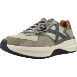 Buty MUNICH NEXA 02 Zielony. Zielone buty trekkingowe męskie munich, ze skóry, bez zapięcia, trekkingowe. Za 425.58 zł.