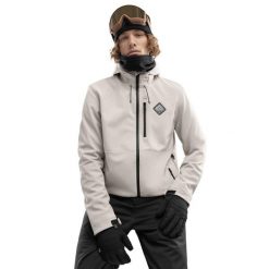 Kurtka snowboardowa męska W2 Cerro. Brązowe kurtki męskie SIROKO, m, bez wzorów, z softshellu, bez kaptura. W wyprzedaży za 538.95 zł.